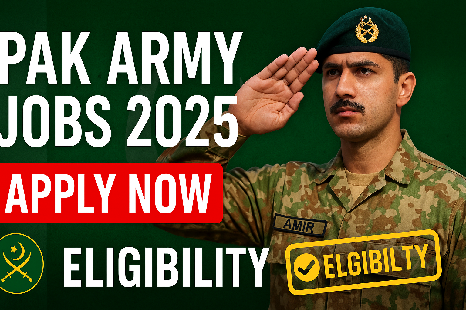 Pak army jobs 2025 Eligibility