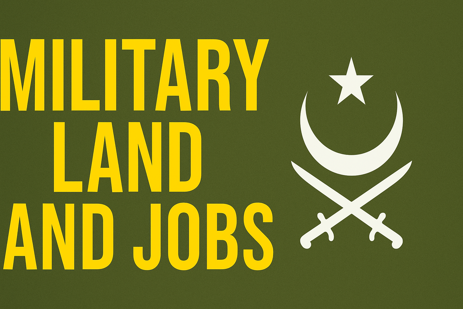 Military Land and Cantonment Jobs